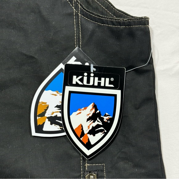 Kuhl Men's Burr Fleece Lined Waxed Canvas Vest XL Espresso Brown NWT Full Zip - Picture 3 of 10